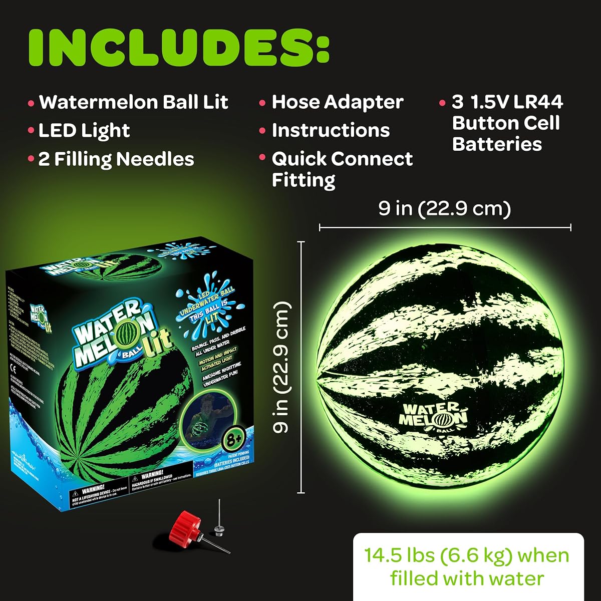Lit 9″ + 2″ Skip Ball — view 5