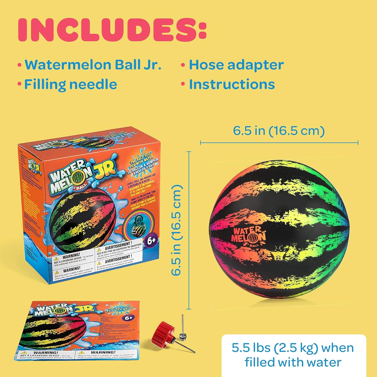 JR 6.5″ + 9″ Pool Football — view 5