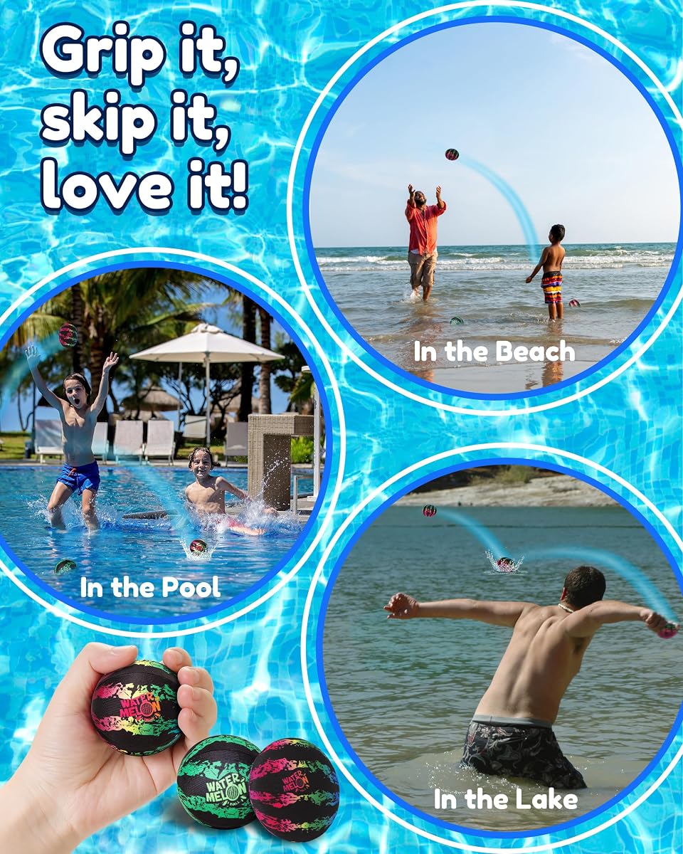Water Skip Ball 2.2″ — 3-Pack — view 5
