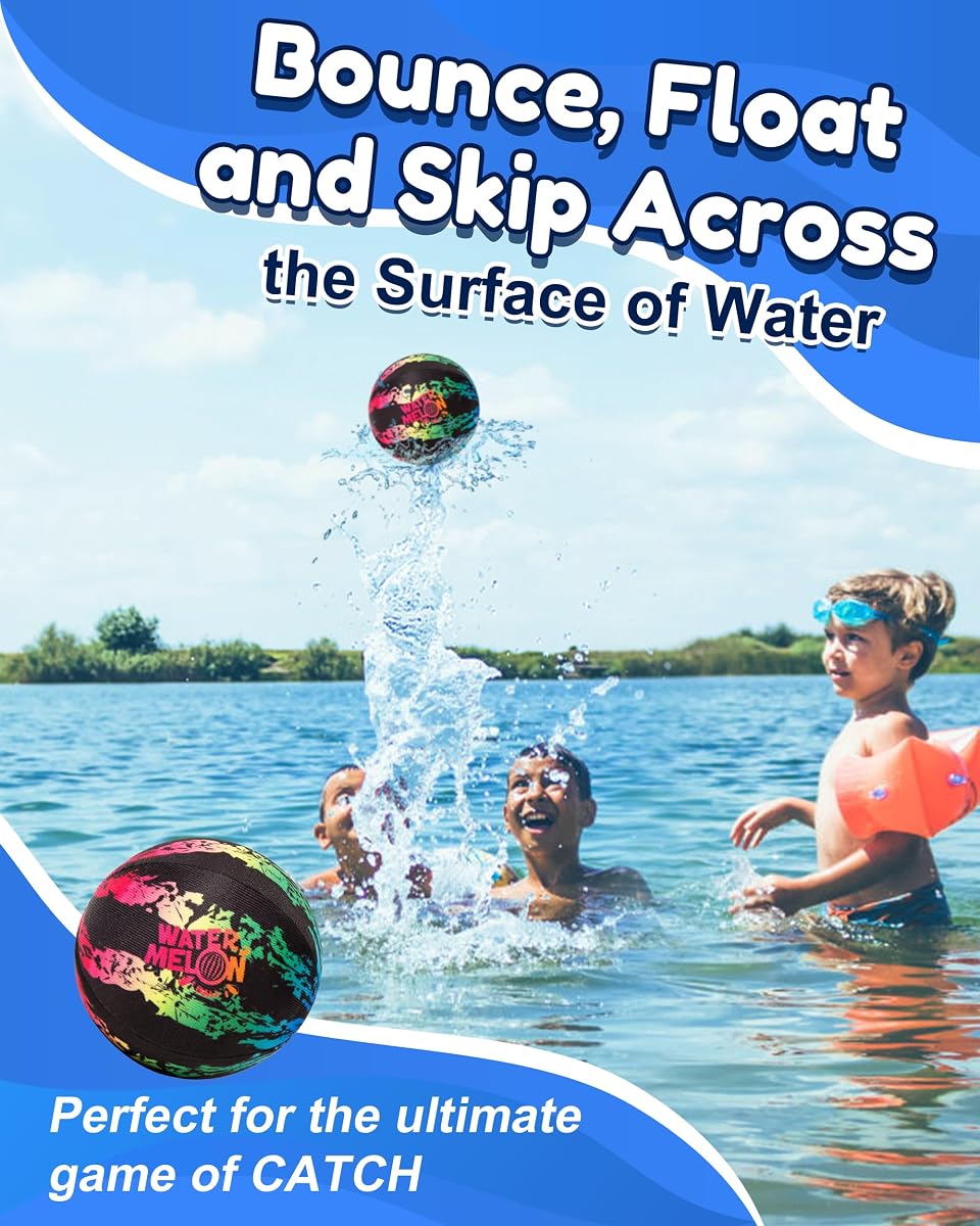 Water Skip Ball 2.2″ Rainbow — view 2