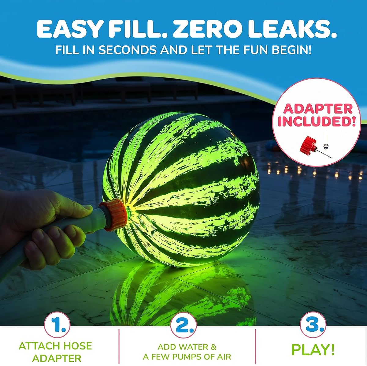 Watermelon Ball Lit 9″ — view 7